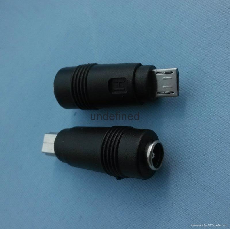 straight angle dc connector 5.5X2.1mm female to micro male for laptop/netbook/An 2