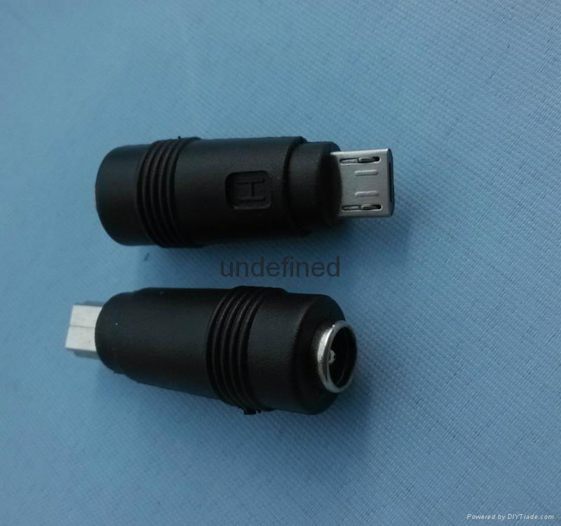 straight angle dc connector 5.5X2.1mm female to micro male for laptop/netbook/An