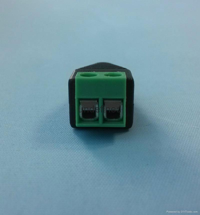 5.5X2.1mm female to terminal (terminal fixed) dc plug,LED strip dc connector 4