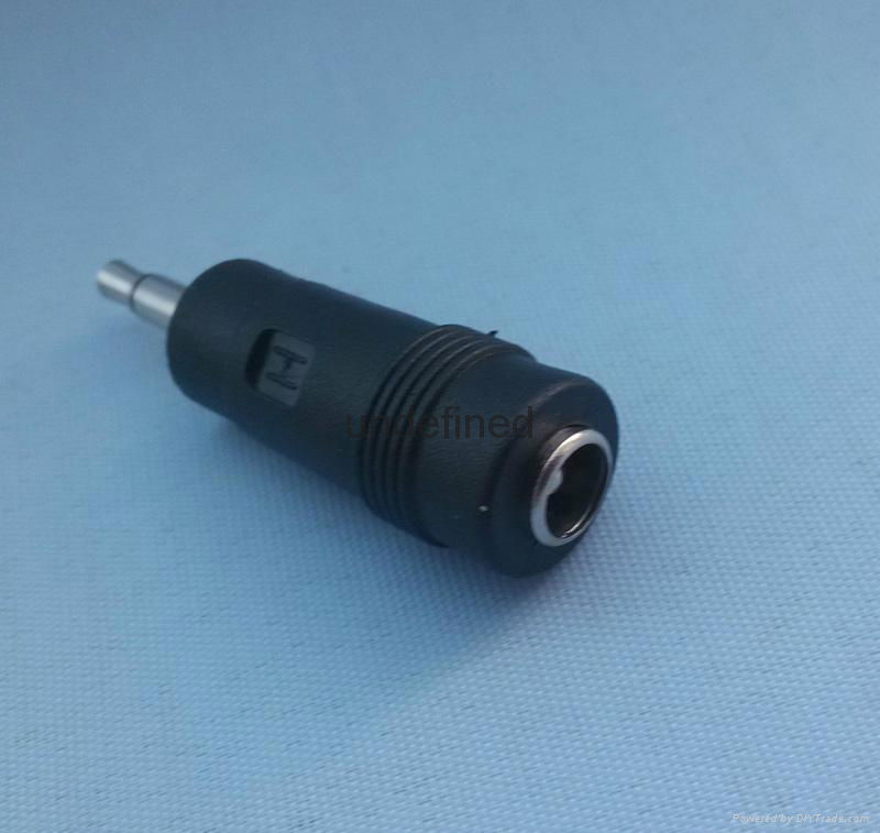 5.5x2.1mm female to 3.5mm male audio dc power connector tip 2