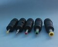 5.5x2.1mm female to 3.5mm male audio dc power connector tip 4