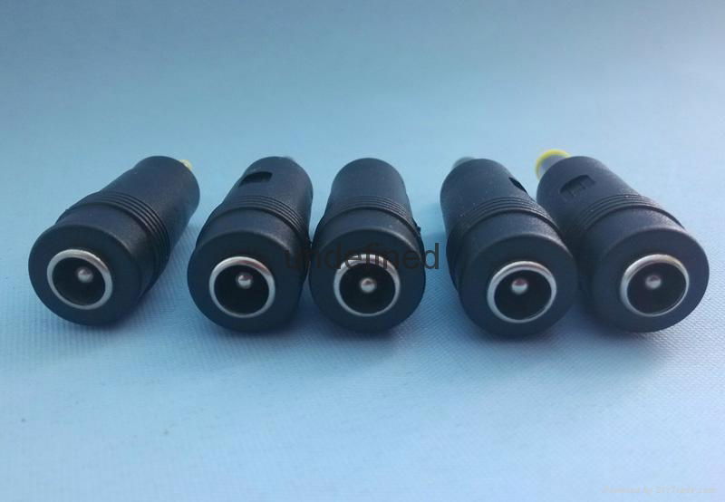 5.5x2.1mm female to 3.5mm male audio dc power connector tip 5