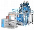 Three-tier co-extruded ABA film blowing machine