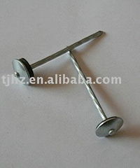 Roofing nail with umbrella head