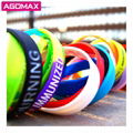 Debossed Color Filled Sports Rubber Bracelet Cheap Custom Silicone Wristband