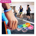 Debossed Color Filled Sports Rubber Bracelet Cheap Custom Silicone Wristband