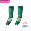 Custom printed outdoor sports compression cooling arm sleeves