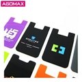 3M sticky silicone cellphone card wallet mobile phone smart pocket