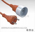 欧洲防水插头电源线橡胶线ROHS环保配套 3