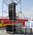 double 12"three way line array loudspeakers powerful long throw line array 5
