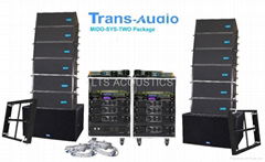 double 8" flexible smaller line array package line array system