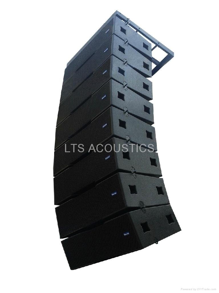 double 12"three way line array loudspeakers powerful long throw line array