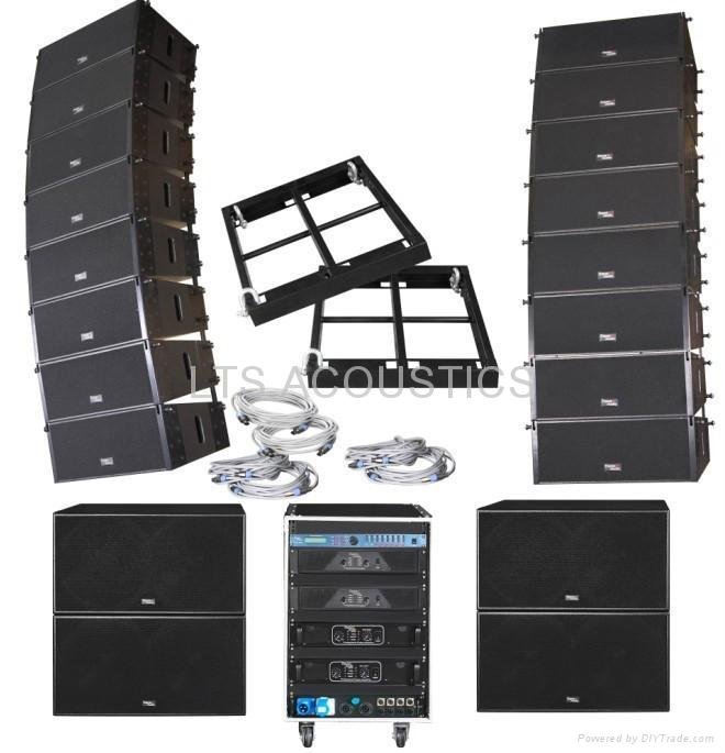 double 8" flexible smaller line array package line array system 4