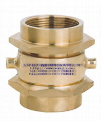 Brass Double Female Adapater