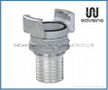 GUILLEMIN COUPLING WITH LOCK RING AND MULTI-SERRATED LONG HOSE TAIL-SS 1