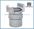 HALF COUPLING WITH LOCKING RING AND FEMALE BSP THREAD-ALUMINUM