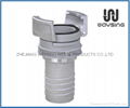 GUILLEMIN COUPLING WITHLOCK RING AND MULTI-SERRATED HOSE TAIL-ALUMINUM 1