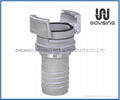 GUILLEMIN COUPLING WITHLOCK RING AND MULTI-SERRATED HOSE TAIL-ALUMINUM