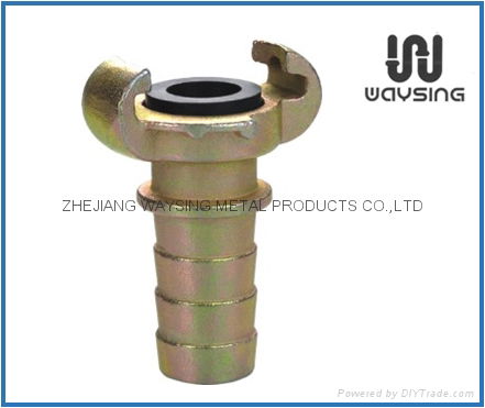 air hose coupling hose shank with collar