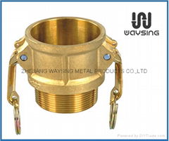 Brass B(Coupler x Male Thread)