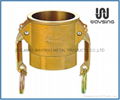 DIN2828 TYPE D (Coupler x Female thread)-BRASS 1