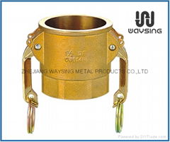 DIN2828 TYPE D (Coupler x Female thread)-BRASS