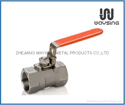 1PC 1000 PSI SS BALL VALVE