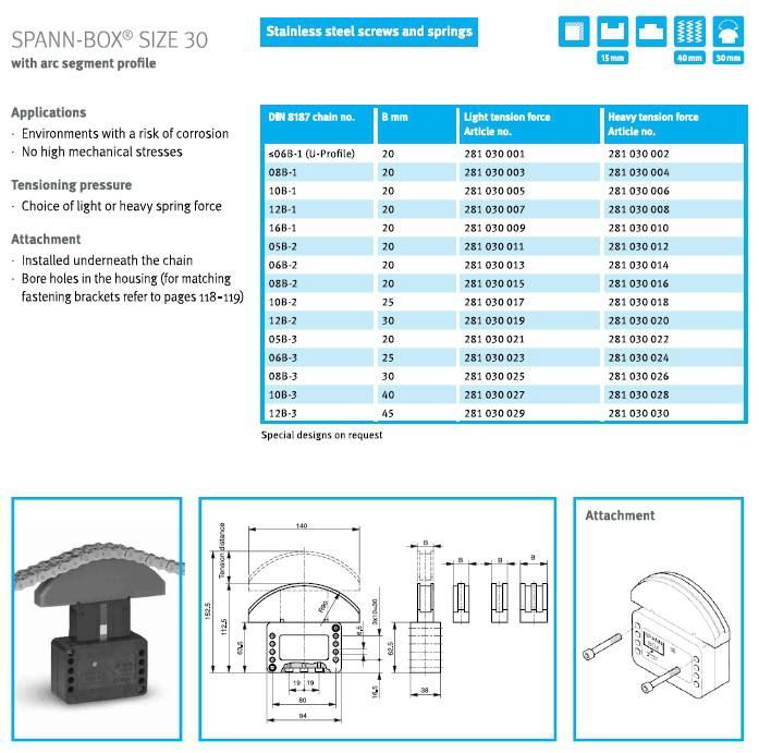 Chain Tensioners for Roller Chains 5