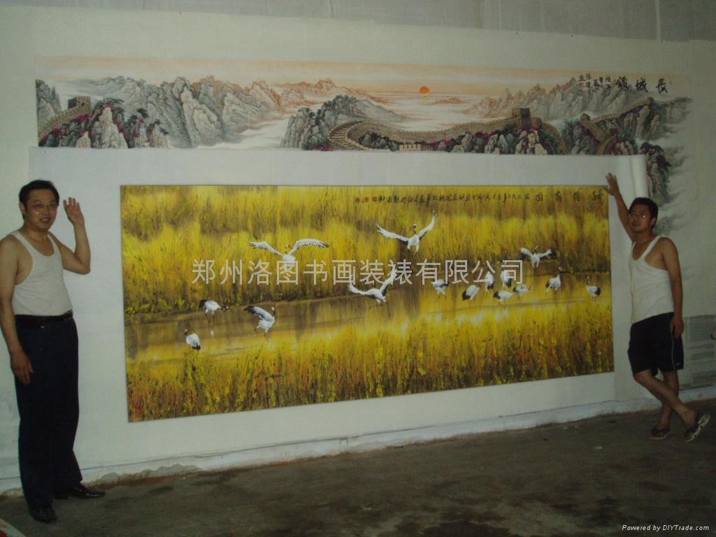 郑州装裱大型国画油画