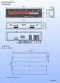 51段75mmLED单光柱标准嵌入式显示测量电表 5