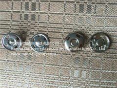 Sewing on snap buttons