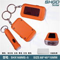 LED solar-powered flashlight 2