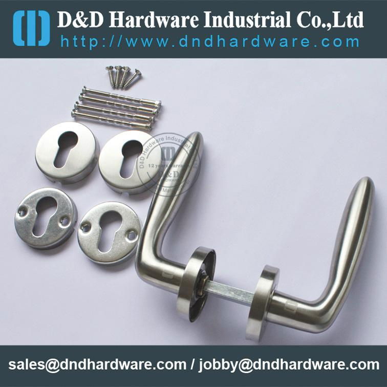 stainless steel door handle BS EN 1906 Grade3 & Grade 4