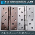 Steel hinge with Antique Cooper finish CE UL file number R38013