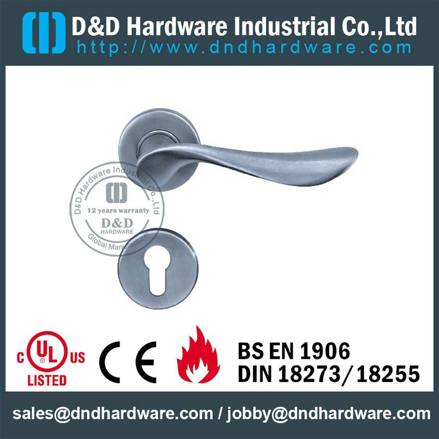 stainless steel solid door handle ANSI Standard  DDSH012