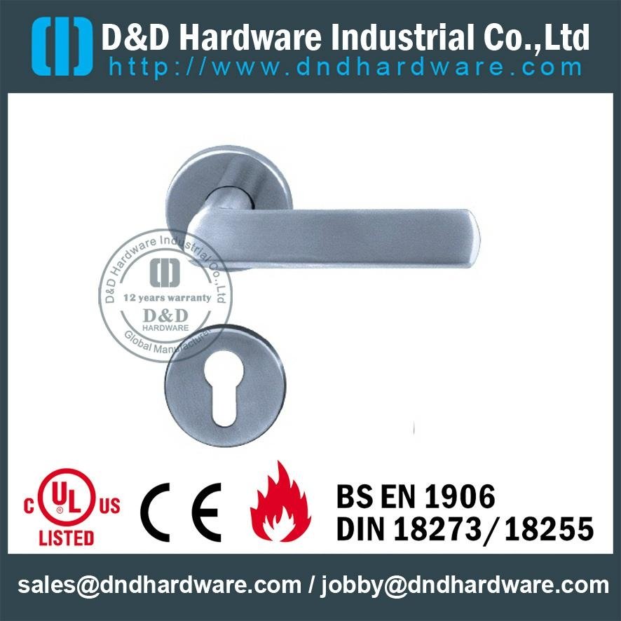 stainless steel solid door handle ANSI Standard  DDSH011