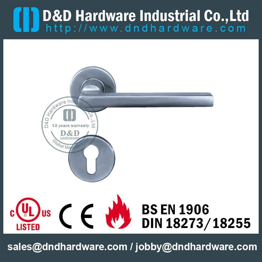 stainless steel solid door handle ANSI Standard  DDSH023