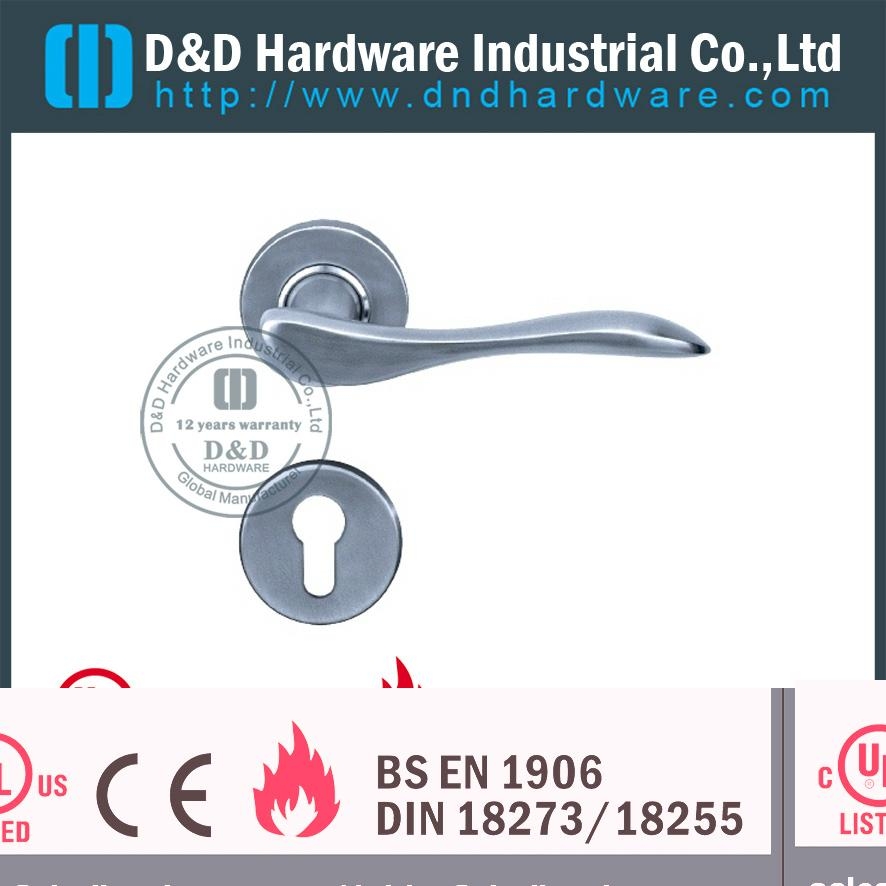 DDSH014 stainless steel lever solid handle