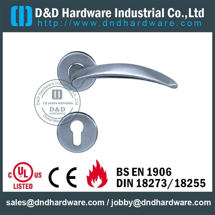 ANSI standard lever solid handle