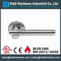 fire-rated solid lever handle