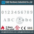 Stainless steel sign plate