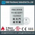 Stainless steel sign plate