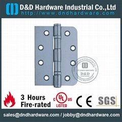 Steel door hinge-One leaf round corner hinge BHMA ANSI CE UL certificate R38013