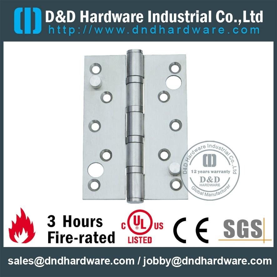 Steel door hinge 4.5inch UL certification file number R38013 5