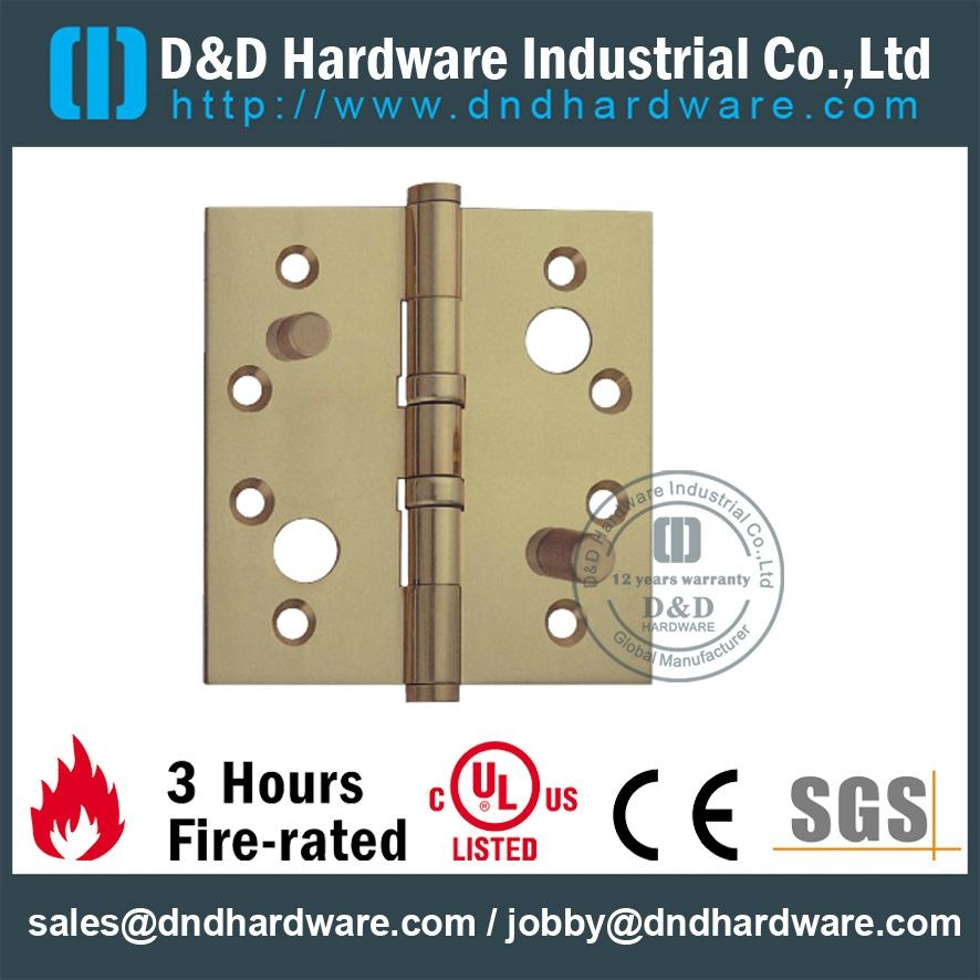 Steel door hinge 4.5inch UL certification file number R38013 4