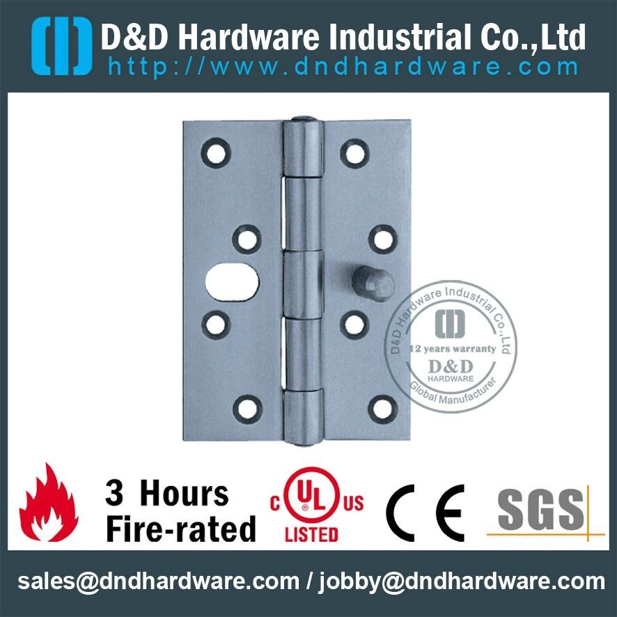 Steel door hinge 4.5inch UL certification file number R38013 2