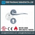 304 stainless steel door handle UL Certificate solid lever handle