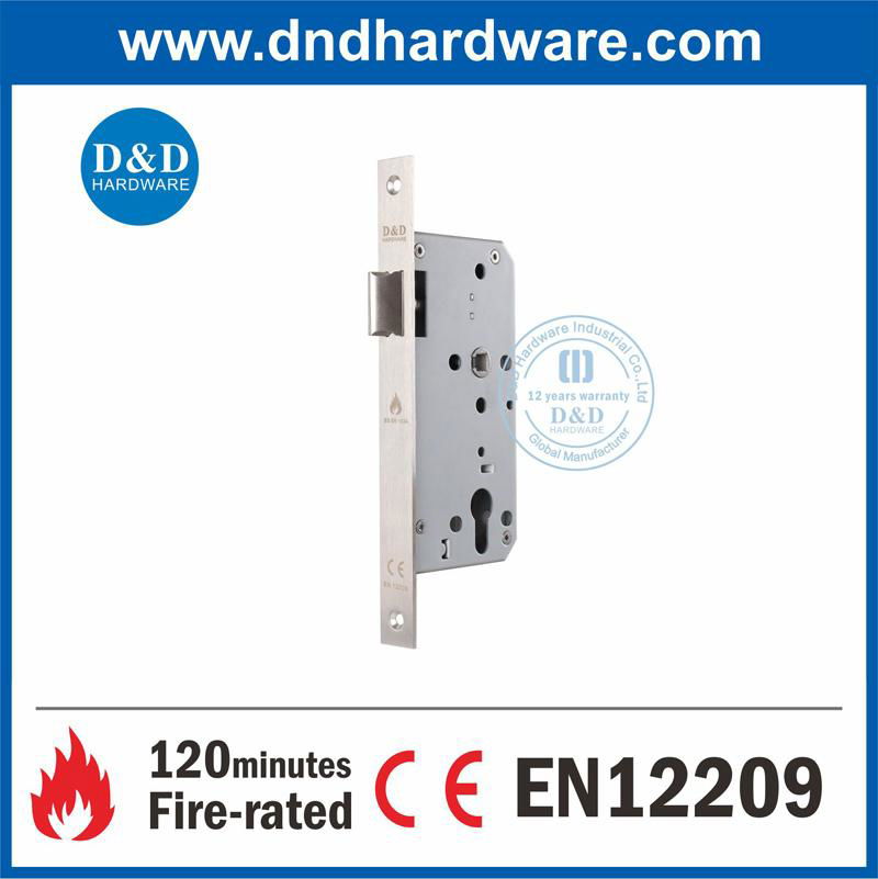 EN12209 CE Certificate Mortise Door Lock fire rated