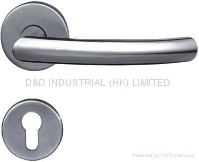 New fashion stainless steel hollow lever handle BS EN 1906 Grade3 & Grade 4