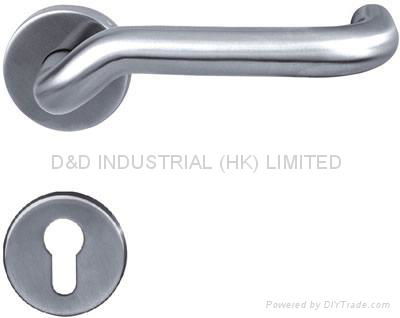 stainless steel door handle BS EN 1906 Grade3 & Grade 4